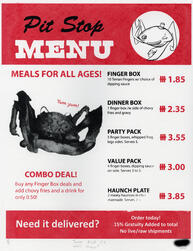 Terra Earth Pit Whos Hungry, Silkscreen Print