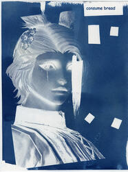 Consume Bread Redux, Cyanotype
