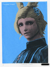 Consume Bread, Silkscreen Print. (Name hidden for privacy)