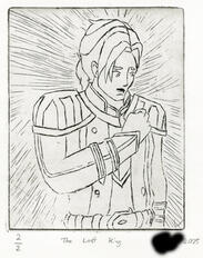 The Lost King, Intaglio Print